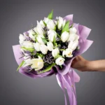 Buchet lalele albe